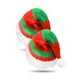 thumbnail image 1 of wonima02 2 Pcs Plush Santa Hats Holiday Christmas Short Plush Claus Cap with Lined Unisex Velvet Comfort Xmas Hat Thicken Plush, 1 of 1
