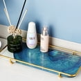 thumbnail image 4 of Bandeja de tocador, organizador de maquillaje, almacenamiento de cosméticos, organizador de cuidado de la piel para baño, 4 of 5