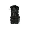 thumbnail image 6 of New Rock WALL106-S13 Unisex Black Leather Gothic Boots, 6 of 8