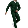 thumbnail image 4 of Sweatsuits For Men Workout, Fashion Men's Tracksuits 2 Piece Casual Athletic Pullover Tracksuit Set Hoodie Pockets Sweatpants Sport Jogger Sweatsuit, 4 of 9