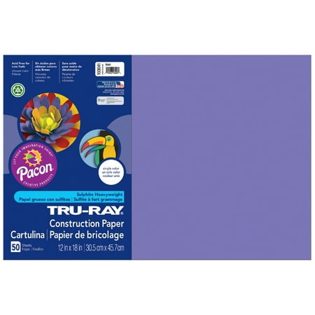 UPC: 0084001030419 | Tru-Ray Construction Paper Violet 12 x 18 50 Ct