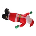 thumbnail image 2 of NFTIGB Inflatable Santa Claus Waterproof Built in LED Christmas Outdoor Decoration with Green Hands for Lawn Yard 100-240V US Plug, 98.4 inches / 250 cm, 2 of 7