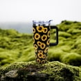 thumbnail image 4 of Sunflower Tumbler 40 oz With Handle and Straw Lid - Leak Proof Insulated Travel Cup for Hot Cold Ice Drinks - Mother''s Day Birthday Gifts for Women, 4 of 5