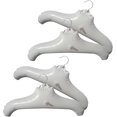 thumbnail image 1 of Coralpearl Inflatable Hanger Travel X 4, White Round Shoulder, Portable Folding Clothes Drying Rack in Metal Hook,Space Saving Coat Storage Set Non Slip Foldable for Home Car Camping Indoor Outdoor, 1 of 8
