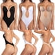 thumbnail image 3 of Body moldeador con escote en V profundo y sin tirantes para mujer, 3 of 5