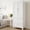 White 71", variant on Homy Casa 71" White Armoire Wardrobe Closet with Doors & Drawers for Bedroom, Guest Room, Apartment