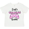 thumbnail image 3 of Inktastic Dad's Gaming Buddy- Pink Controller Boys or Girls Toddler T-Shirt, 3 of 5