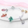 thumbnail image 5 of Colgante de plata de ley 925 con dibujos animados de Disney para mujer, abalorio de Marvel Baby Yoda Winnie Stitch, compatible con Pulsera Original, regalo de joyería, 5 of 5
