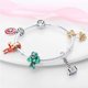 thumbnail image 5 of Colgante de plata de ley 925 con dibujos animados de Disney para mujer, abalorio de Marvel Baby Yoda Winnie Stitch, compatible con Pulsera Original, regalo de joyería, 5 of 5