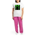 thumbnail image 4 of CafePress - FF 3 Leaf A Women's Light Pajamas - Women's Short Sleeve Print T-Shirt and Pants Light Cotton Pajama Set, 4 of 7