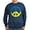 Navy, variant on CafePress - Peace In Ukraine. Stand With Ukraine. S Sweatshirt - Classic Crew Neck Sweatshirt