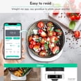 thumbnail image 3 of Báscula Smart Food Kitchen Arboleaf de 10 kg, recargable por USB, 3 of 7