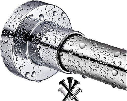Details about   BRIOFOX Shower Curtain Rods 42-72 Inches Rust Free Non-Fall Down 304 Stainle 