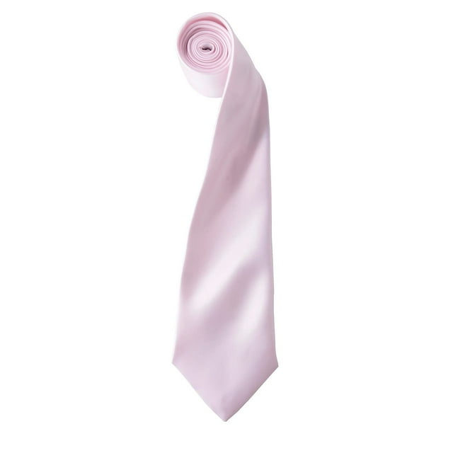 Premier Cravate Satin Simple pour Homme (Lame Étroite)