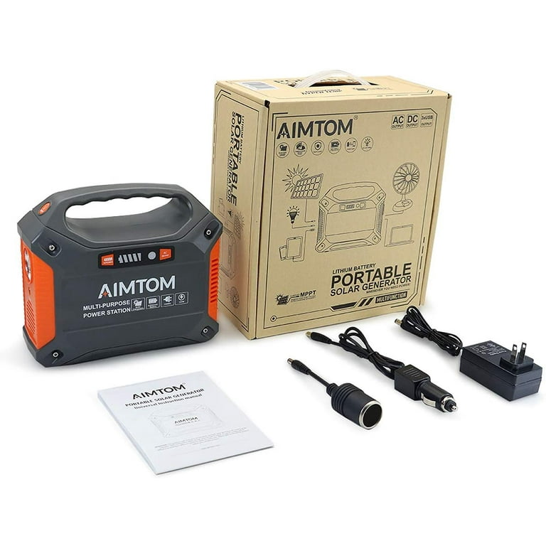 【AIM TOM】ポータブル電源 4,2000Ah AIMTOM 42000mAh 155Wh Power Station, Emergency Backup Power