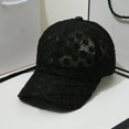thumbnail image 3 of Seductiva Visors Sun Shading and Sunscreen Korean Version Lace Cap Fashion Casual Hollow Flower Baseball Cap, 3 of 3