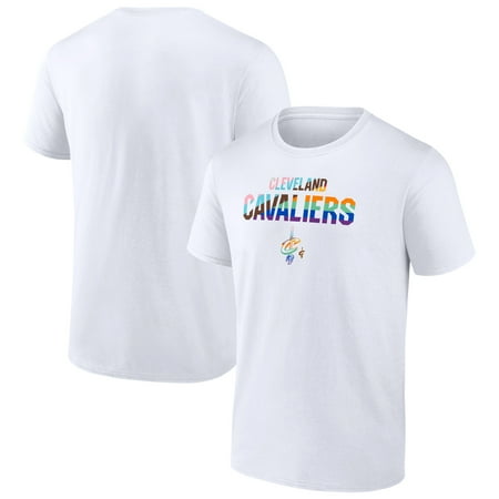 Men s White Cleveland Cavaliers Pride T-Shirt