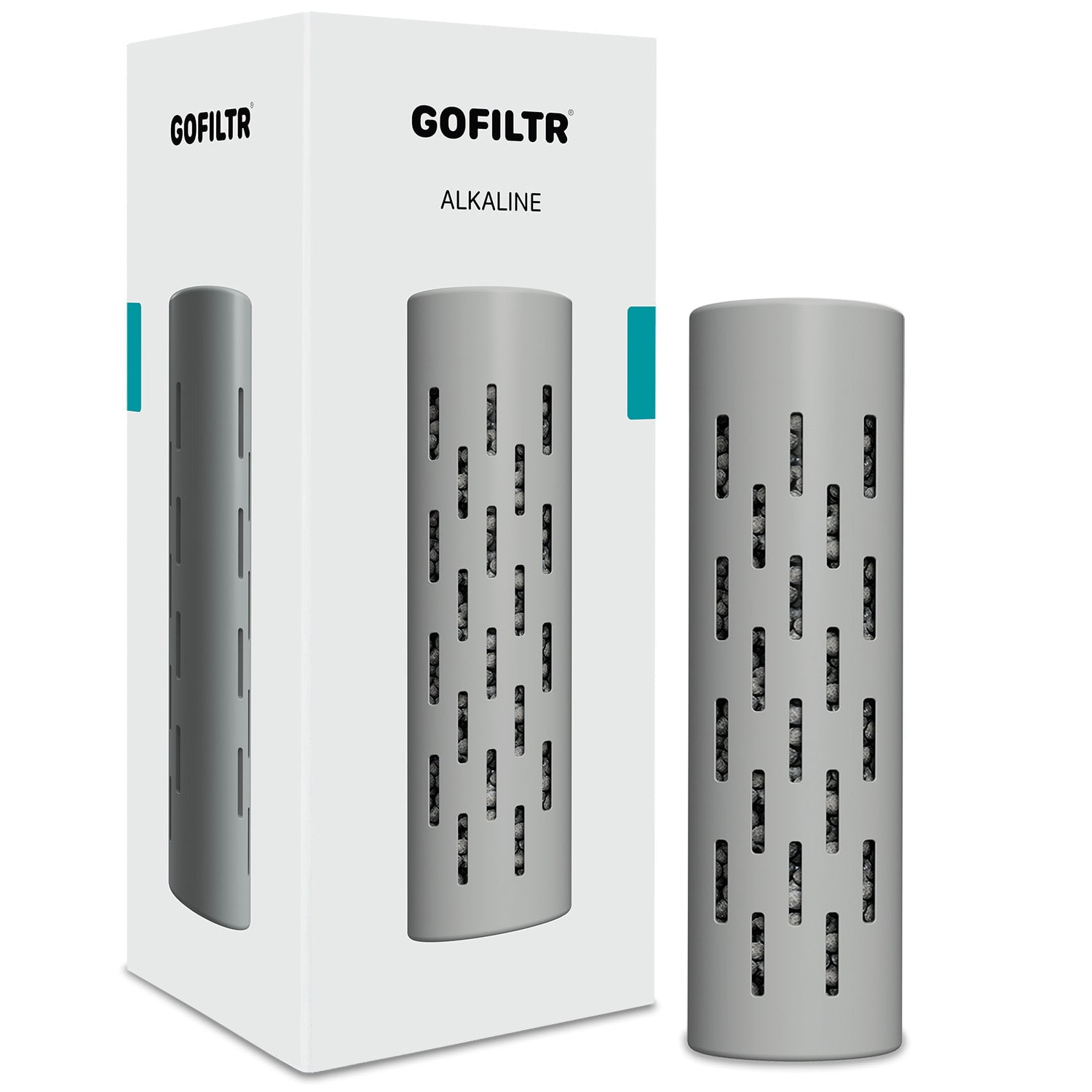 GoFiltr Alkaline Original | Create All-Natural 9.5ph Ionized Mineral Alkaline Water With Electrolytes in Any Water Bottle. Made in California