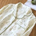 thumbnail image 4 of 2024 Winter Women's Pajamas100% Cotton Plus Size Pajamas Flower Printing Household Women's Pajamas Loungewear Autumn Sleepwear, 4 of 4