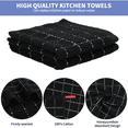 thumbnail image 5 of Sortora Kitchen Dish Cloths 100% Cotton, Super Soft Absorbent Dish Towels, Dish Rags for Washing Dishes and Cleaning, Reusable Kitchen Cloths 6 Pack, 12 x 12 Inches, 5 of 8