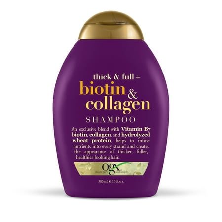 OGX ® épais et pleine Biotine et collagène Shampooing 13 fl. onces. Bouteille Squeeze