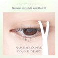 thumbnail image 5 of Cinta para párpados doble Nicor invisible sin costuras, súper natural, soporte para bolsas de los ojos para el cuidado de párpados de mujeres estudiantes, forma de oliva, 5 of 5