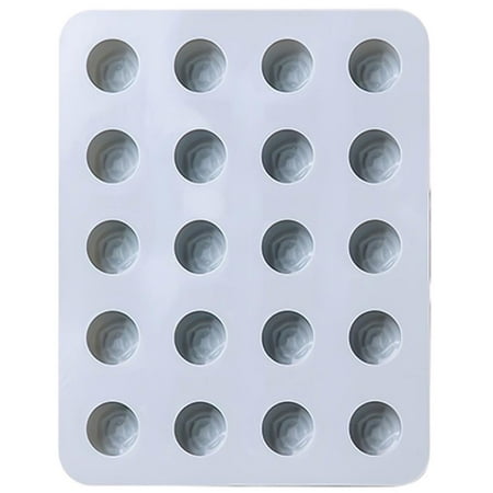 

20 Holes Silicone Cake Mold Temperature Resistant Cake Bakeware Non-Sticking Cake Mold Tool Flexible for Home Bakery Cake Shop
