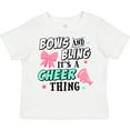 thumbnail image 3 of Inktastic Bows and Bling Its a Cheerleading Thing Girls Toddler T-Shirt, 3 of 5