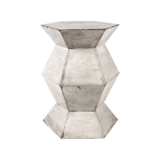 ElkGroup International 157-016 Flanery Accent Table In Polished Concrete