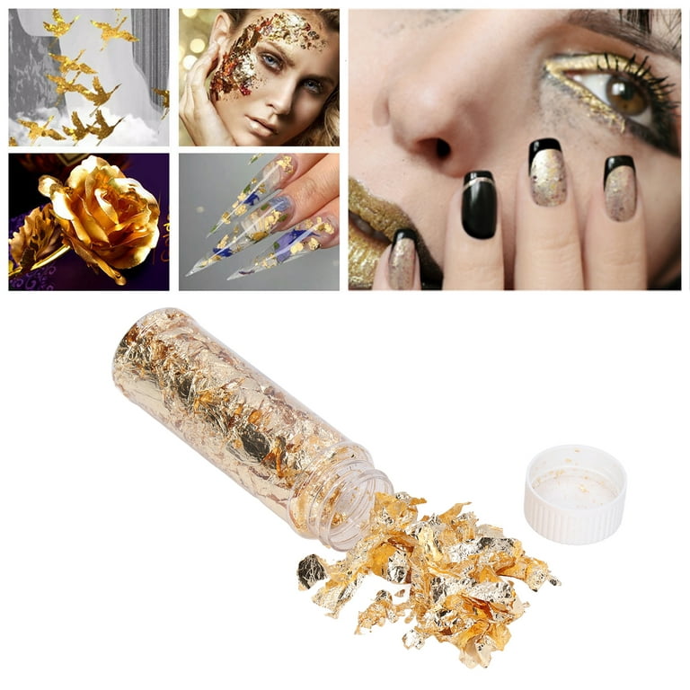 Gold Flakes Gold Foil Gold Foil Flakes Gold Leaf Multipurpose