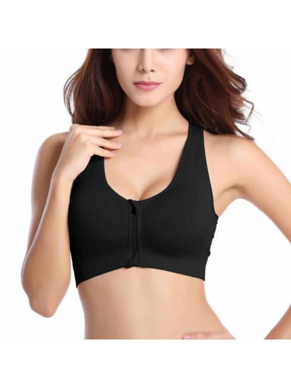 walmart front zip sports bra