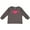 Charcoal, variant on Inktastic heart monitor Valentines Day Boys or Girls Long Sleeve Toddler T-Shirt