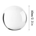 thumbnail image 3 of JHGoosa Clear Glass Crystal Sphere Photography Props Lensball Decor Gift, 3 of 9