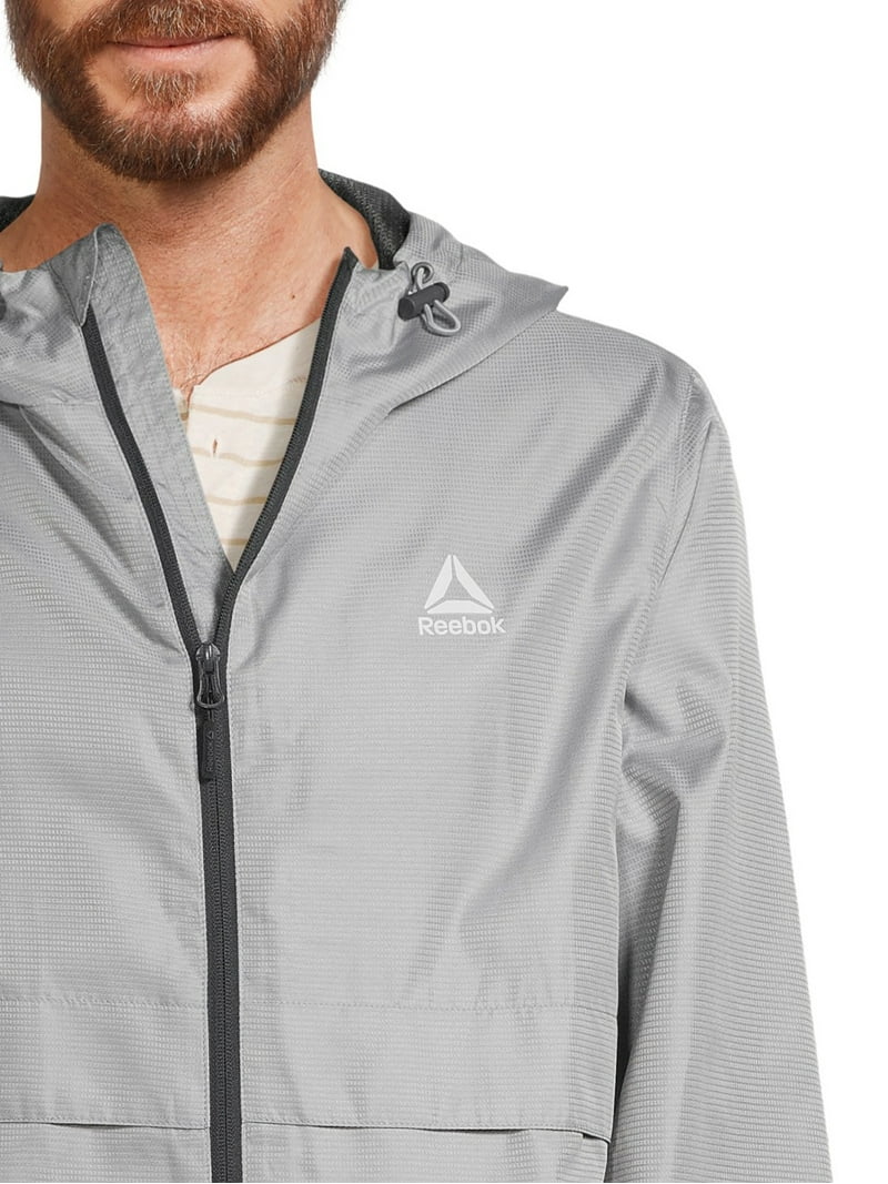 Reebok Men's Windbreaker Jacket with Hood, Sizes S-3XL