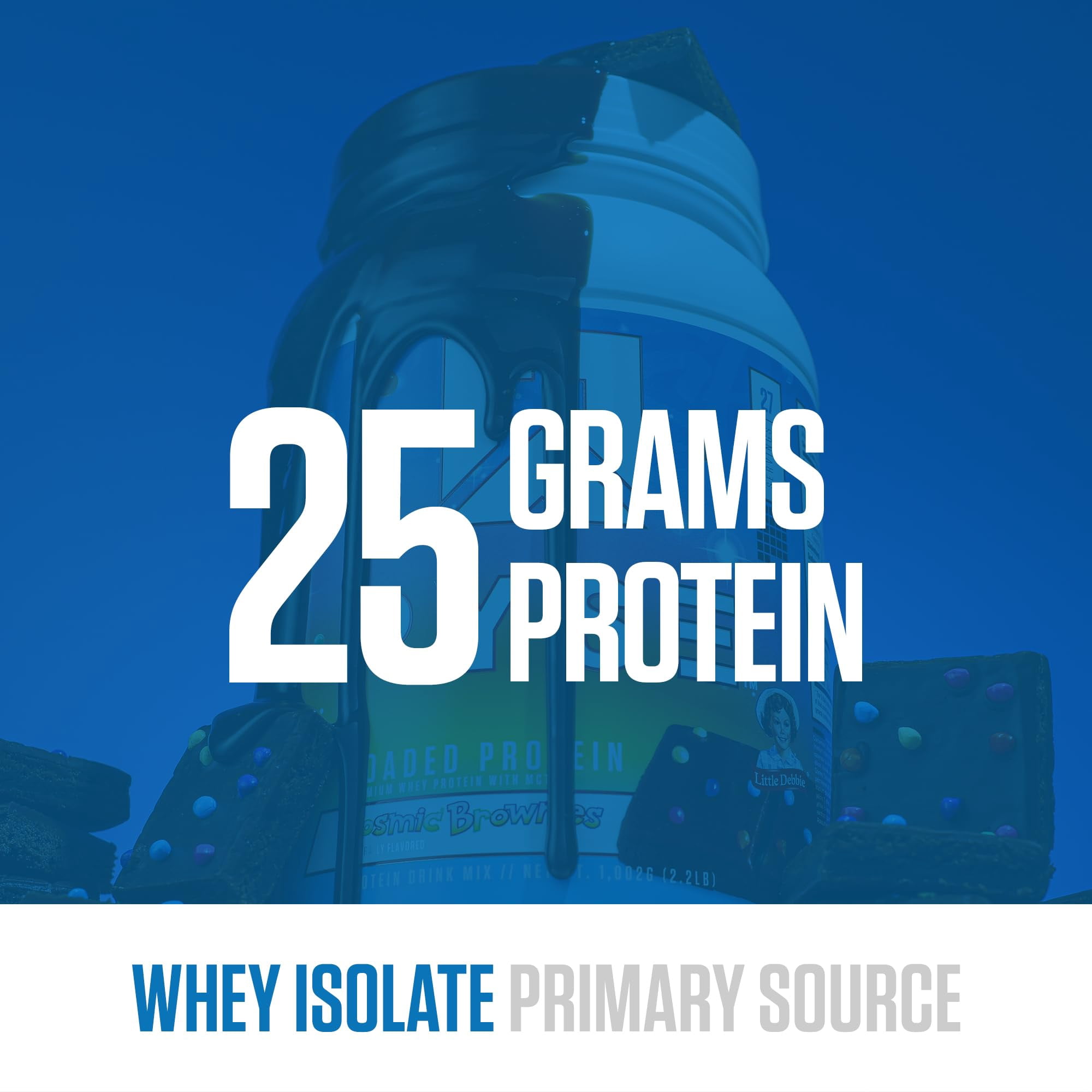 RYSE Loaded Protein Powder - Little Debbie Cosmic Brownie - 54 Servings