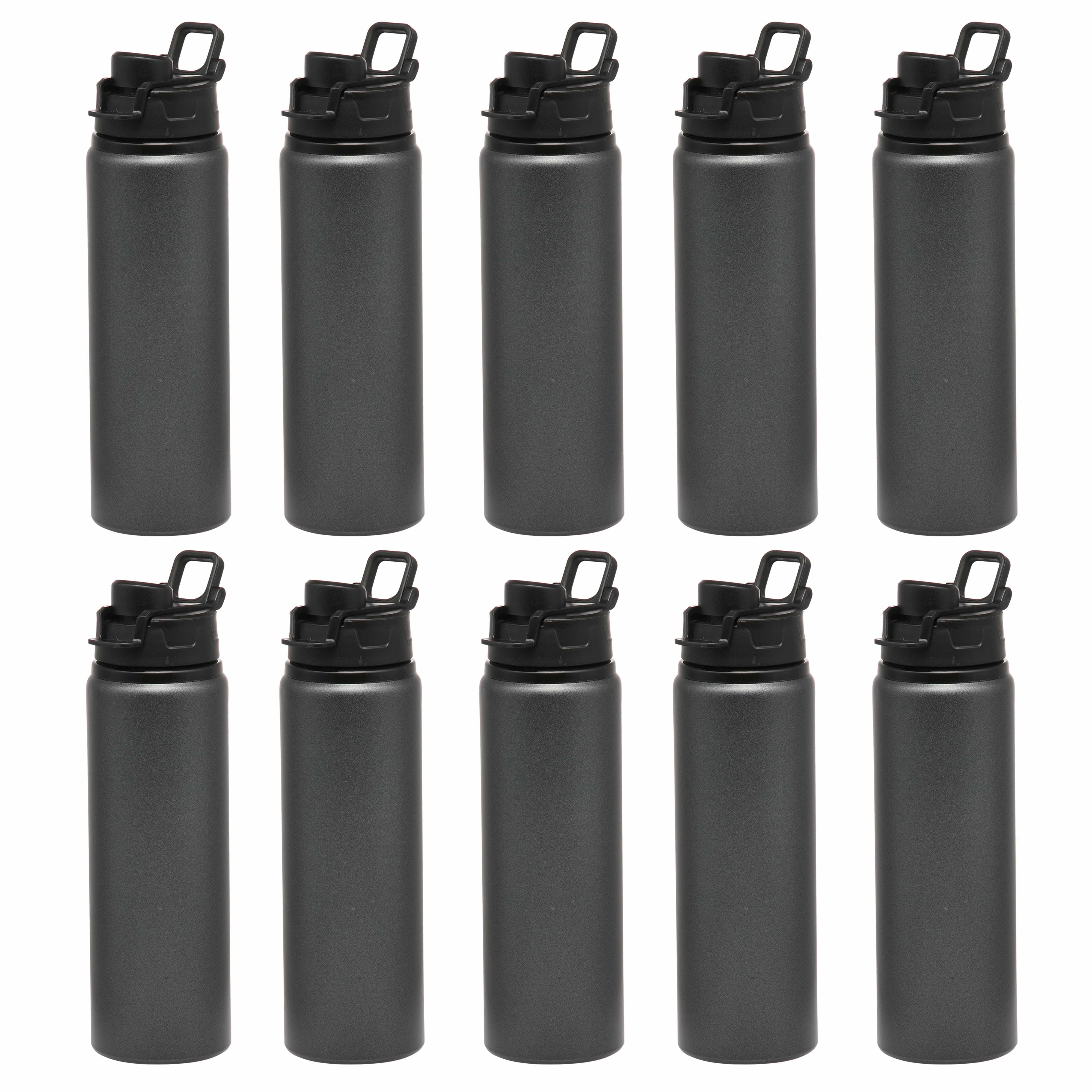 10 Pieces 25oz Reusable Aluminum Water Bottles Bulk Multicolor Outdoor  Sports Water Bottles Multipack Travel Bottles for Gym, Hiking, Cycling