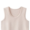 thumbnail image 6 of UngA Girls Tank Tops Kids Athletic Ribbed Knit Sleeveless Tops Basic Camisole Toddler Tank Tops Girls (Beige,9-10 Years), 6 of 7