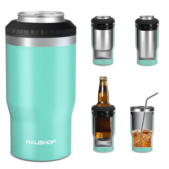 Aislante para Latas HAUSHOF 4 en 1 de Acero Inoxidable Aislado 355mL