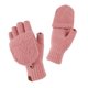 thumbnail image 5 of Guantes de invierno de medio dedo para adultos, cálidos, con forma de diamante, de doble uso, resistentes al frío, de terciopelo grueso, 5 of 5