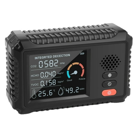 

Feiruifan Widely Used Easy to Use Intelligent HLW-101 Digital Air Detector Natural Airflow Detection Easy to Use Compact Professional Air Quality Monitor for Living Room