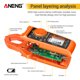 thumbnail image 2 of ANENG ST185 Pinza amperimétrica inteligente Multímetro digital de rango automático de 4000 recuentos, 2 of 8