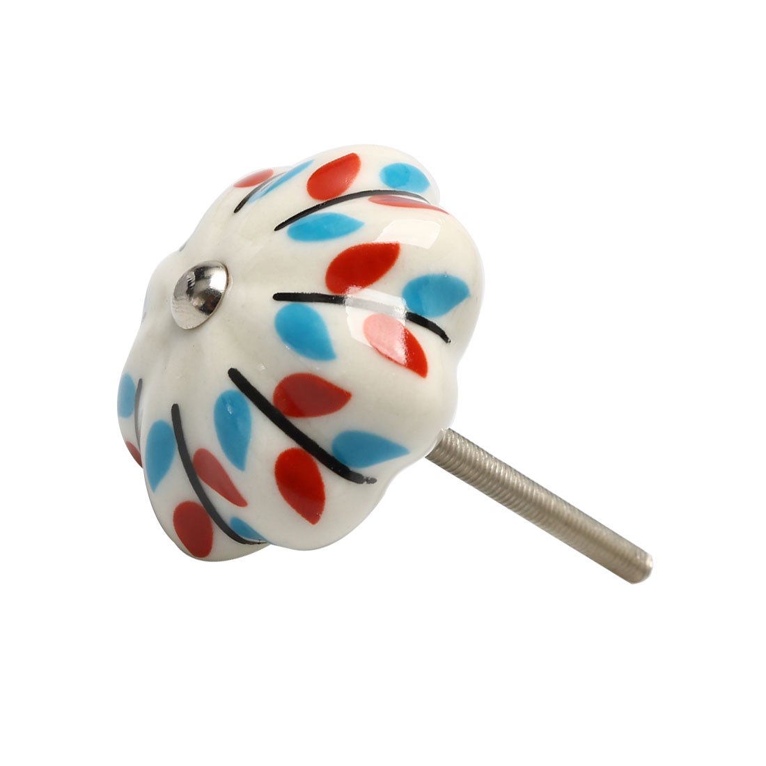 Solid Ceramic Knobs Hand Painted Drawer Knob Replacement