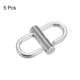 thumbnail image 3 of Ajustable Metal Hebillas, 5uds 22x10mm Cadena Acortador Correa Cierres para Bolso Cadenas Longitud Bricolaje Artesanía Accesorios, Plateado Tono Unique Bargains hebillas, 3 of 7