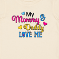 thumbnail image 4 of Inktastic My Mommy and Daddy Love Me with Hearts Boys or Girls Baby T-Shirt, 4 of 5