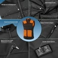 thumbnail image 4 of Heated Gilet for Men, Deepoter Heated Vest with 10000 mAh Power Bank, Heated Jacket with Multiple Heating Zones & 3 Temperature Settings, Heated Body Warmer for Motorcycle Fishing Skiing Camping, 4 of 6