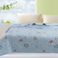 thumbnail image 6 of Summer Cooling Blanket,Breathable Lightweight Washed Cotton Quilts,Ice Cooler Throw Blanket for Hot Sleepers,Soft Air Conditioning Blankets for Bed Couch Sofa,Thin Summer Blankets to Keep Body Cool, 6 of 7