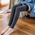 thumbnail image 4 of KAIYANG Calcetines de invierno para mujer que mantienen el calor, calcetines de empalme, calcetines de punto cálidos, calcetines tipo leggings, 4 of 4
