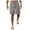 Grey, variant on Xudanell Casual Jogger Casual Shorts with Big Pockets for Men Fit Sports Outdoor with Multi Pockets Summer Casual Shorts FOR Beach Jogging Leisure Big& Tall,L