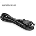 thumbnail image 5 of Cable de alimentación C7 2 pines Ps5 Ps4 Ps3, cable de alimentación bipolar de 1,5 m para Hp Canon, 5 of 5
