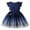 A-Blue139, variant on JAJAHO Kids Girls Summer Dress Toddler Bowknot Star Sequins Party Ball Gown Mesh Mini Dress 1-6Y Versatile Dresses